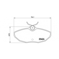 Plaquettes de frein ar Jaguar 2
