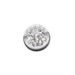 CAPUCHON BLANC LED ROND 73mm DEFENDER