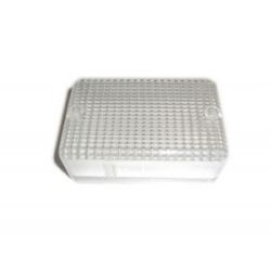 CABOCHON BLANC CARRE FEUX DE RECUL DEFENDER