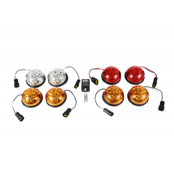KIT ECLAIRAGE LED DEFENDER TD5 / TD4 73mm