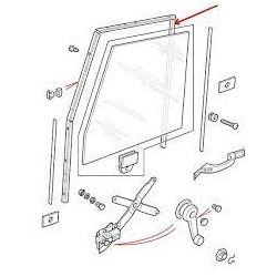 COULISSEAU VERTICAL /AR PORTE AV DEFENDER
