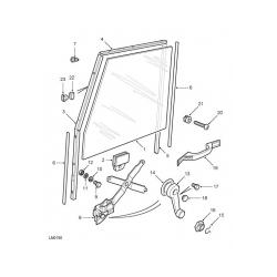 COULISSEAU VERTICAL /AV PORTE AV DEFENDER