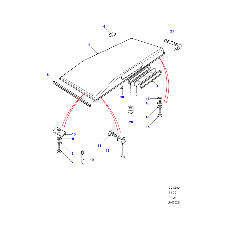 JONC EXTERIEUR VITRE ALPINE
