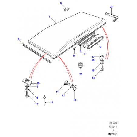 JONC EXTERIEUR VITRE ALPINE