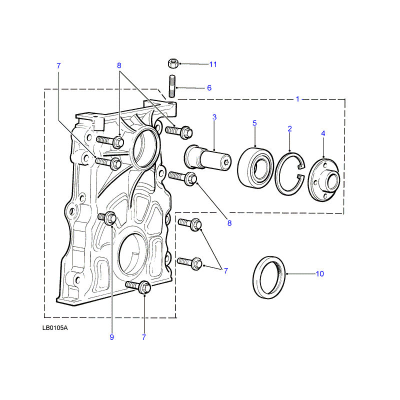ROULEMENT DE VENTILATEUR POUR DEFENDER
