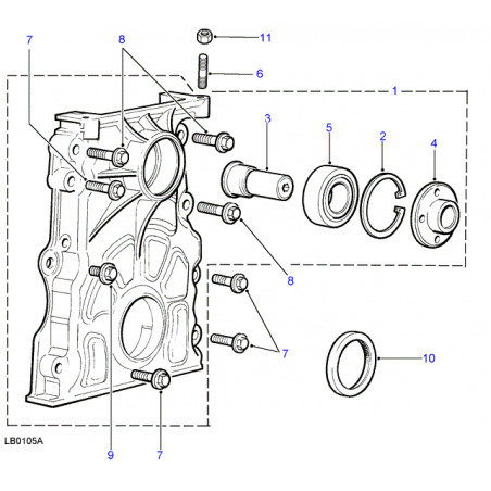 ROULEMENT DE VENTILATEUR POUR DEFENDER