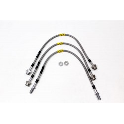 tuyau frein aviation kit D1 sans abs + 5cm