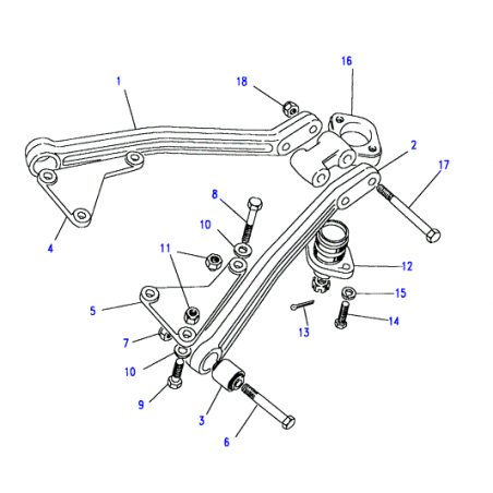Rotule de pont arriere defender range rover classic discovery 1