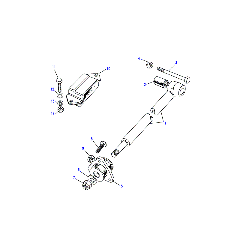 SILENT BLOC DE TIRANT DE PONT ARRIERE