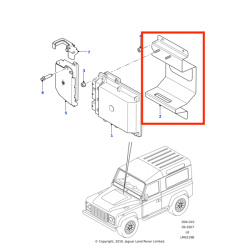 Support Boitier Injection ECU Defender Td4 Puma