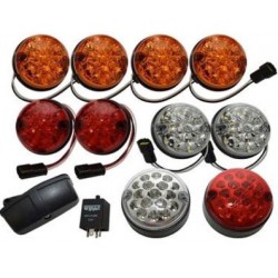 KIT ECLAIRAGE LED DEFENDER COMPLET TD5 / TD4 73mm