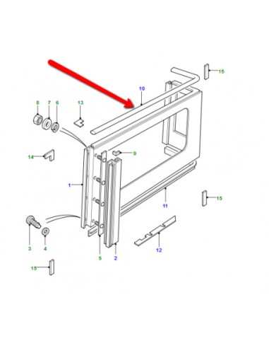 Joint D'etanchéité G/ Sup entre Toit. Hard Top