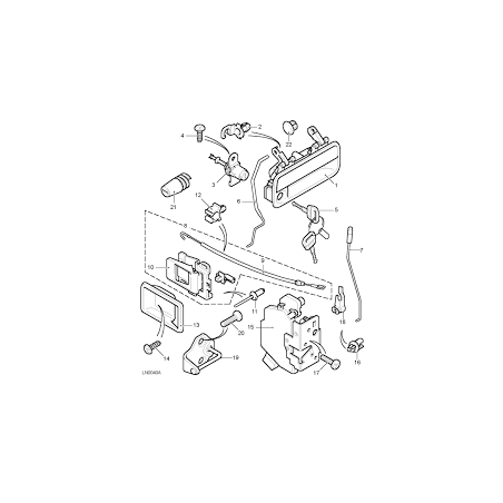 Serrure de Porte Avant D  Freelander